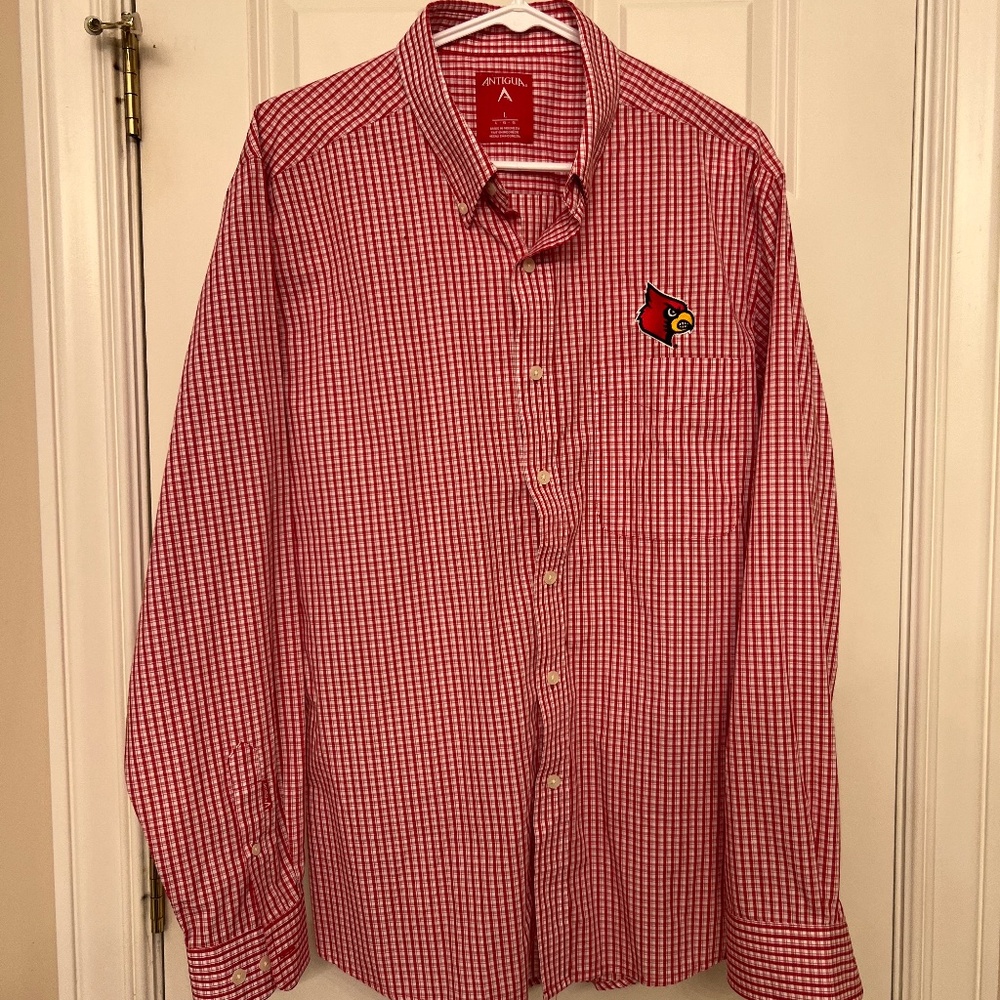 NWOT Mens University of Louisville button down